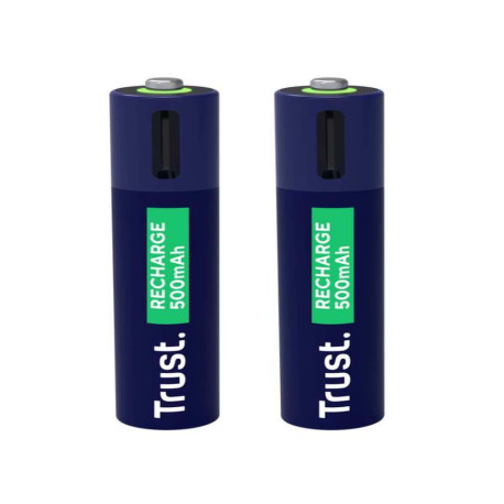 Trust BATTERIE AAA RICARICABILI VIA USB-C - BLU