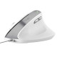 Trust BAYO II MOUSE ERGONOMICO VERTICALE - 50% PLASTICA RICICLATA - BIANCO