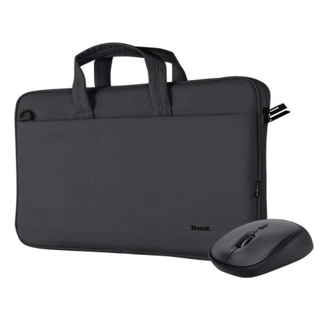 Trust BOLOGNA SET ECO BORSA LAPTOP FINO A 16' + MOUSE - NERO
