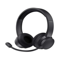 Trust CUFFIA AYDA WIRELESS BLUETOOTH RICARICABILE CON RIDUZIONE RUMORE MICROFONO ENC REALIZZATA CON 65% PLASTICA RICICLATA HEAD