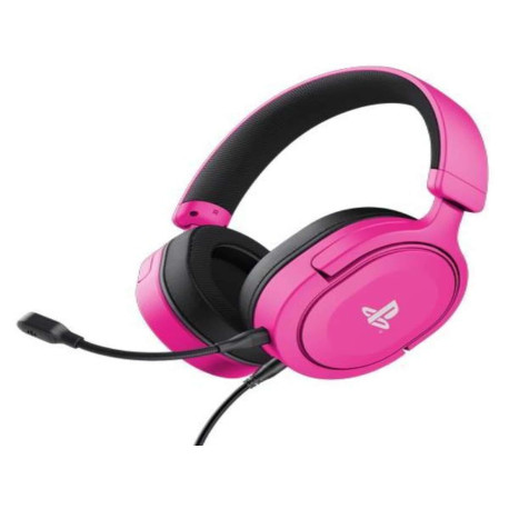 Trust GXT 498 FORTA CUFFIE GAMING CERTIFICATE PLAYSTATION - 85% PLASTICA RICICLATA - ROSA