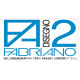 Album F2 - 24 x 33 cm - 20 fogli - 110 gr - liscio squadrato - 4 angoli - Fabriano