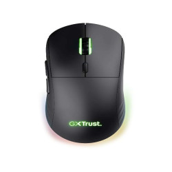 Trust MOUSE WIRELESS GAMING RICARICABILE -RGB - 55% PLASTICA RICICLATA - GXT 927 REDEX+ AD ALTE PRESTAZIONI - NERO