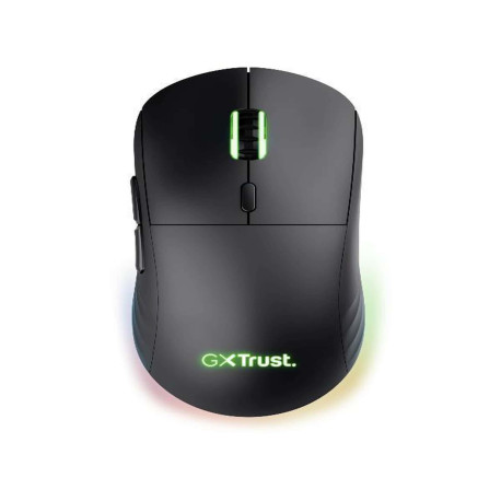 Trust MOUSE WIRELESS GAMING RICARICABILE -RGB - 55% PLASTICA RICICLATA - GXT 927 REDEX+ AD ALTE PRESTAZIONI - NERO
