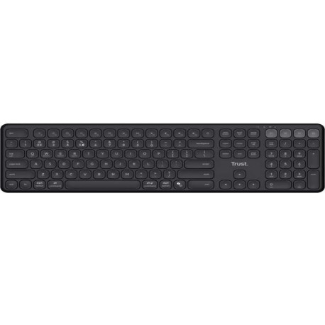 Trust VAIYA TASTIERA WIRELESS RICARICABILE MULTI-DISPOSITIVO FINO A 3 DISPOSITIVI COLLEGATI SIMULTANEAMENTE REALIZZATA CON 55% 