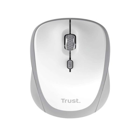 Trust YVI+ MOUSE WIRELESS (FINO A 3 DISPOSITIVI CONTEMPORANEAMENTE) SILENZIOSO - 75% PLASTICA RICICLATA - DURATA BATTERIA 12 ME