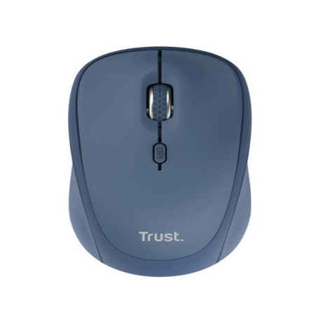 Trust YVI+ MOUSE WIRELESS (FINO A 3 DISPOSITIVI CONTEMPORANEAMENTE) SILENZIOSO - 75% PLASTICA RICICLATA - DURATA BATTERIA 12 ME