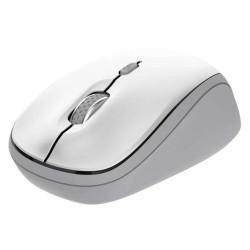 Trust Yvi+, Ambidestro, Ottico, RF Wireless, 1600 DPI, Bianco