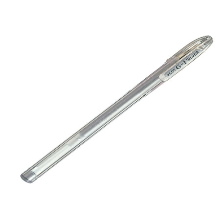 Penna a sfera gel G 1 - punta 0.7 mm - silver - Pilot