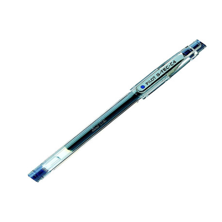 Penna a sfera Gel G Tec C4 - punta 0,4 mm - blu - Pilot