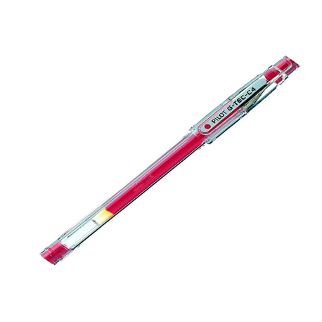 Penna a sfera Gel G Tec C4 - punta 0,4 mm - rosso - Pilot