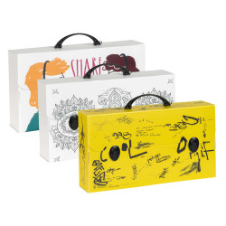 Valigetta polionda Smart - 27 x 37,5 cm - dorso 8 cm - fantasie assortite - Favorit