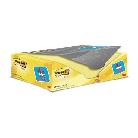VALUE PACK FOGLIETTI POST-IT GIALLO CANARY 655 16 4 OMAGGIO
