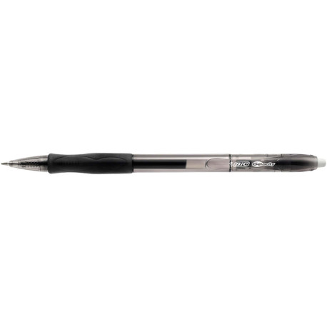 Penna gel a sfera a scatto Gelocity - punta 0,7mm - nero  - Bic - conf.12 pezzi