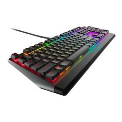 Alienware AW510K - Tastiera - retroilluminato - USB - interruttore: CHERRY MX Low Profile Red - Dark Side of the Moon - per Ali