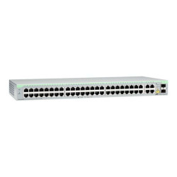 Allied Telesis AT FS750/52 WebSmart Switch - Switch - intelligente - 48 x 10/100 + 2 x 10/100/1000 + 2 x combo Gigabit SFP - de