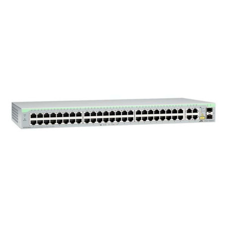 Allied Telesis AT FS750/52 WebSmart Switch - Switch - intelligente - 48 x 10/100 + 2 x 10/100/1000 + 2 x combo Gigabit SFP - de