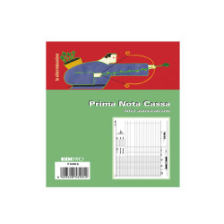Blocco prima nota cassa - 50/50 fogli autoricalcanti - 14,8 x 23cm - Edipro