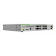 Allied Telesis CentreCOM AT-GS970M/18PS - Switch - L3 - gestito - 16 x 10/100/1000 (PoE+) + 2 x SFP (GBIC mini) uplink - deskto