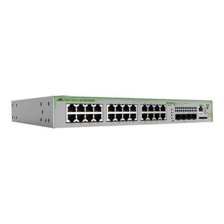 Allied Telesis CentreCOM AT-GS970M/28 - Switch - L3 - gestito - 24 x 10/100/1000 + 4 x SFP (GBIC mini) uplink - desktop