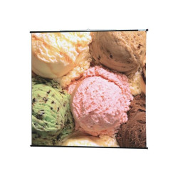 SOPAR Map Screen - Schermo per proiezione - 124" (315 cm) - 4:3 - bianco - nero epoxy