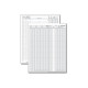Data Ufficio - Registro corrispettivi - 16 pagine - 310 x 245 mm - numerato