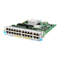 HPE - Modulo di espansione - Gigabit Ethernet (PoE+) x 20 + 1/2.5/5/10GBase-T (PoE+) x 4 - per HPE Aruba 5406R, 5406R 16, 5406R