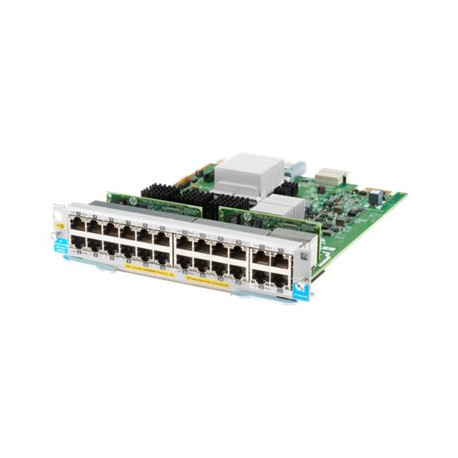 HPE - Modulo di espansione - Gigabit Ethernet (PoE+) x 20 + 1/2.5/5/10GBase-T (PoE+) x 4 - per HPE Aruba 5406R, 5406R 16, 5406R