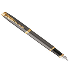 Penna stilografica IM Grey GT - punta M - grigio - Parker