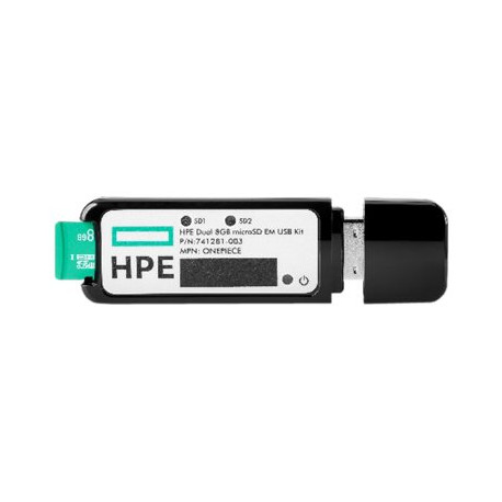 HPE 32GB microSD RAID 1 USB Boot Drive - Flash (avvio) - 32 GB - per ProLiant DL325 Gen10, DL345 Gen10, DL365 Gen10, DL380 Gen1