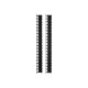 APC - Pannello di gestione cavi rack - nero - 42U (pacchetto di 2) - per P/N: AR9300SP, AR9300SP-R, SMX3000HVTUS, SMX3000LVUS, 
