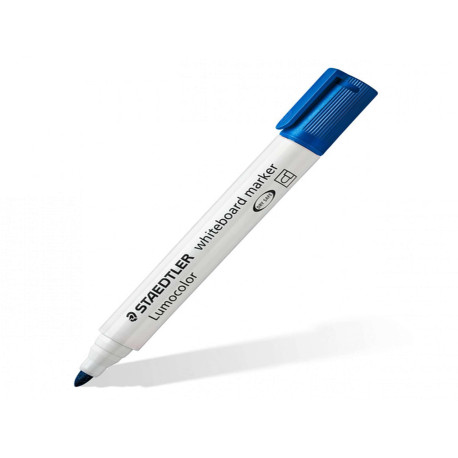 Pennarelli Lumocolor whiteboard 351 - punta tonda - tratto 2 mm - blu - Staedtler