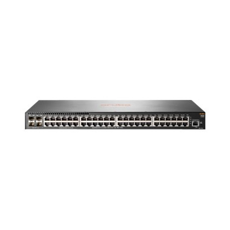 HPE Aruba 2930F 48G 4SFP - Switch - L3 - gestito - 48 x 10/100/1000 + 4 x Gigabit SFP (uplink) - montabile su rack