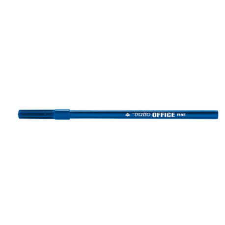 Pennarelli Office - punta feltro - punta fine - tratto 0,7 mm - blu - Tratto - conf. 12 pezzi