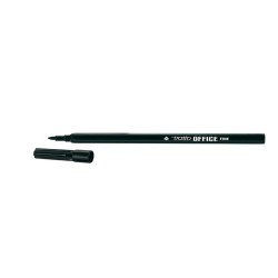 Pennarelli Office - punta feltro - punta fine - tratto 0,7 mm - nero - Tratto - conf. 12 pezzi