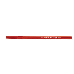 Pennarelli Office - punta feltro - punta fine - tratto 0,7 mm - rosso - Tratto - conf. 12 pezzi