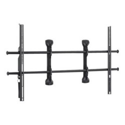 CHIEF X-Large FUSION 2.0 - Kit montaggio (montaggio fisso a parete) - per display LCD - acciaio - nero - dimensione schermo: 55