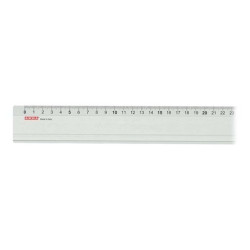 ARDA Aluminium Profil - Righello - 70 cm - alluminio anodizzato