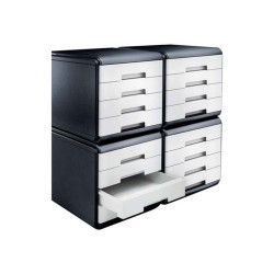 ARDA Mydesk - Cassettiera - 4 cassetti - bianco opco