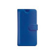 Celly Wally Unica - Flip cover per cellulare - finta pelle in poliuretano - blu - 5.5" - 6"