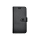Celly Wally Unica XL - Flip cover per cellulare - ecopelle - nero