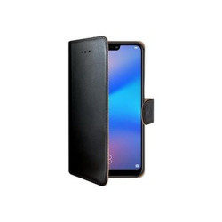 Celly Wally WALLY744 - Flip cover per cellulare - similpelle - per Huawei P20 lite