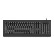 Conceptronic KAYNE01IT, Full-size (100%), Cablato, USB, QWERTY, Nero