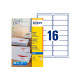 Avery - Bianco - 99.1 x 33.9 mm 400 etichette (25 foglio(i) x 16) Etichette per indirizzi