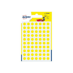 Avery - Etichetta con codice di colore autoadesiva - giallo (pacchetto di 490)