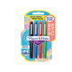 Pennarello Flair Nylon - punta feltro - 1,10mm - colori assortiti Classic - Papermate - conf. 4 pezzi
