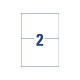 Avery L7916-10 - Polietilene (PE) - adesivo permanente - bianco - A5 (148 x 210 mm) 20 etichette (10 rotolo(i) x 2) Etichette p