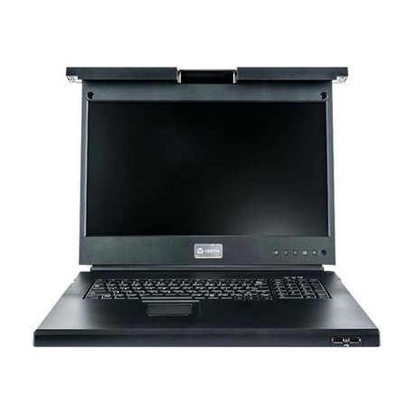 Avocent Local Rack Access - Console KVM con switch KVM - 8 porte - USB - 19" (18.5" visualizzabile) - montabile in rack - 1366 