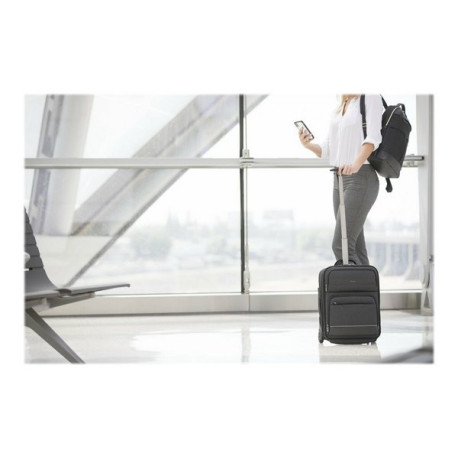 Targus CitySmart Compact Under-Seat Roller - Verticale - grigio, nero - 12" - 15.6"