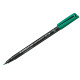 Pennarello Lumocolor Permanent 313 - punta 0,4 mm - verde - Staedtler